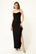 Woman Woven Otrişli Evening Dress & Graduation Dress