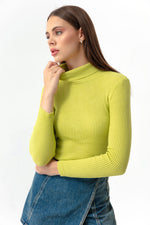 Female Fisherman Collar Knitwear Sweater