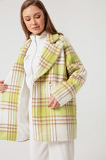 Female Plaid Coat