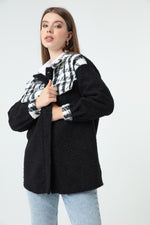 Female Plaid Pattern Jacket