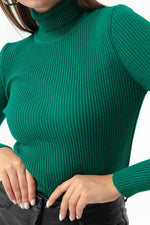 Female Fisherman Collar Knitwear Sweater