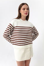 Female Fisherman Neckline Triko Sweater