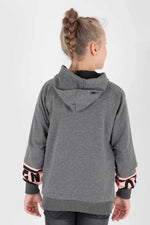 Kids Girl Drama Printed Sweat Long Sleeve Hooded Sweatshirt Cotton AK1343333