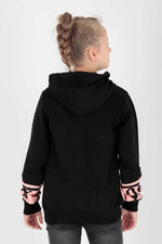 Kids Girl Drama Printed Sweat Long Sleeve Hooded Sweatshirt Cotton AK1343333