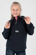 Kids Girl Hooded Sweat Long Sleeve Zipper Sweatshirt Cotton AK15260