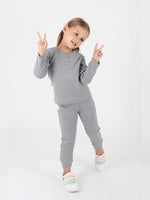 Girl buttoned trend tracksuit team ak2204