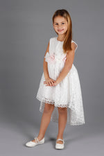 Girls' Tailed Lace Dress AK2208