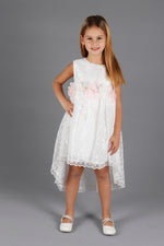 Girls' Tailed Lace Dress AK2208