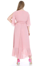 Large Size Chiffon Long Dress KL8020pu