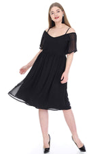 Plus Size Evening Dress Black Dress PNR5602