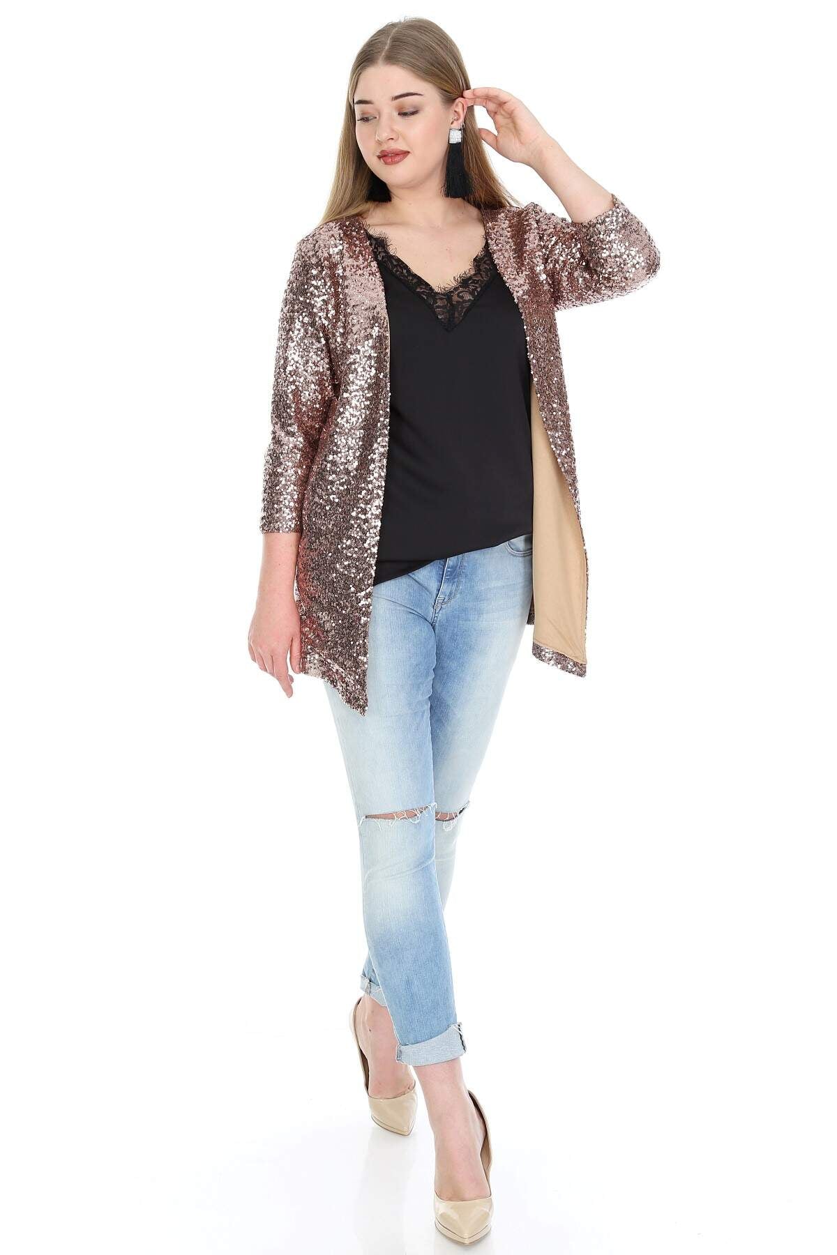 Angelino on sale sequin blazer