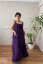 Large Size Sport Pocket Strappy Long Dress DD799