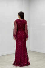 Fapest Design Dress - Burgundy