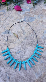 Turquoise Natural Stone Women's Necklace