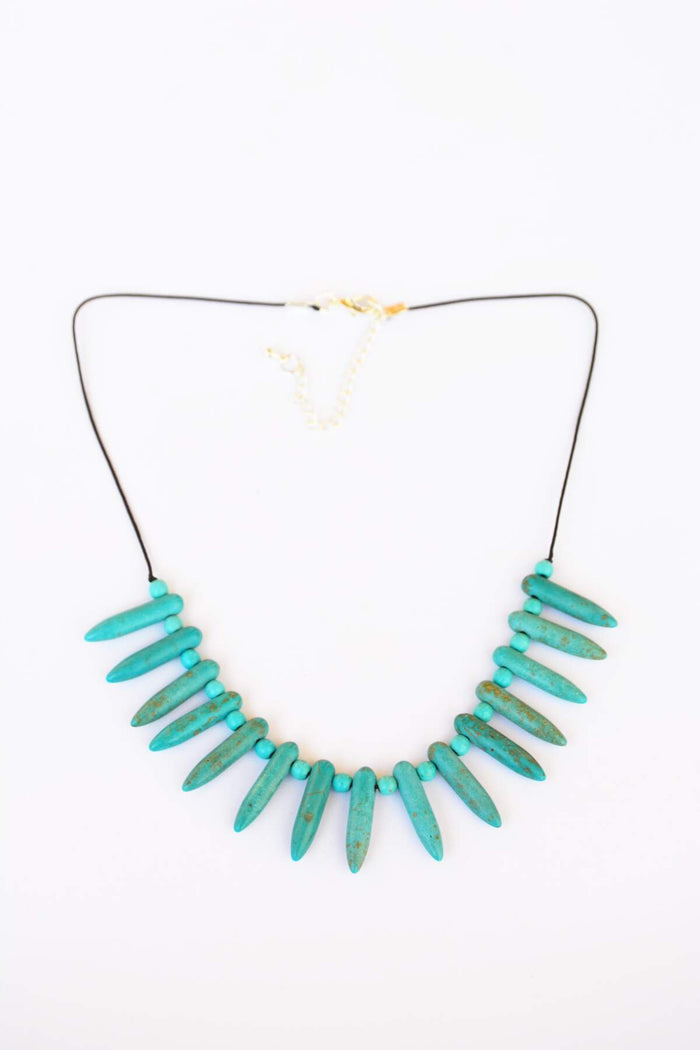 Turquoise Natural Stone Women's Necklace